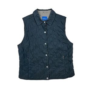 Faconnable Woman’s black vest Sz M